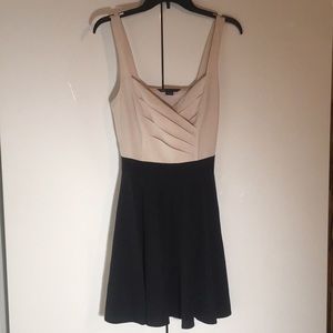 Romantic Cream and Black dress by Armani Exchange